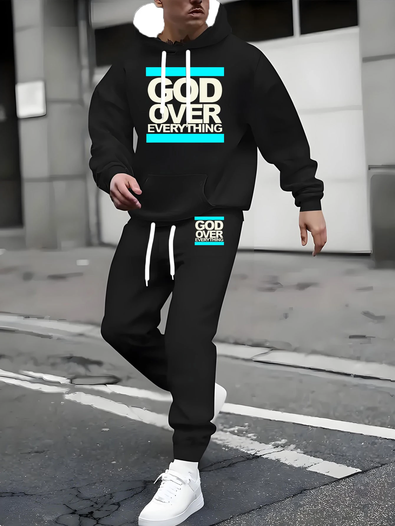 

Осенне-зимний мужской комплект с капюшоном, мужской комплект с капюшоном с буквенным принтом, уличный спортивный комплект с капюшоном, быстросохнущий и дышащий комплект с капюшоном