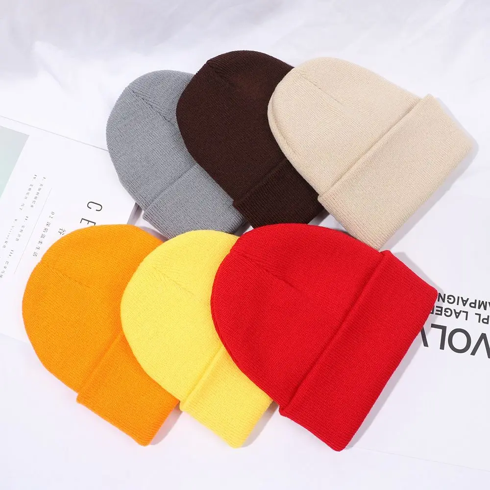 High Quality Ladies Casual Cap Woman/Men Winter Autumn Hats Knitted Beanies Warmer Bonnet Female Beanie Caps