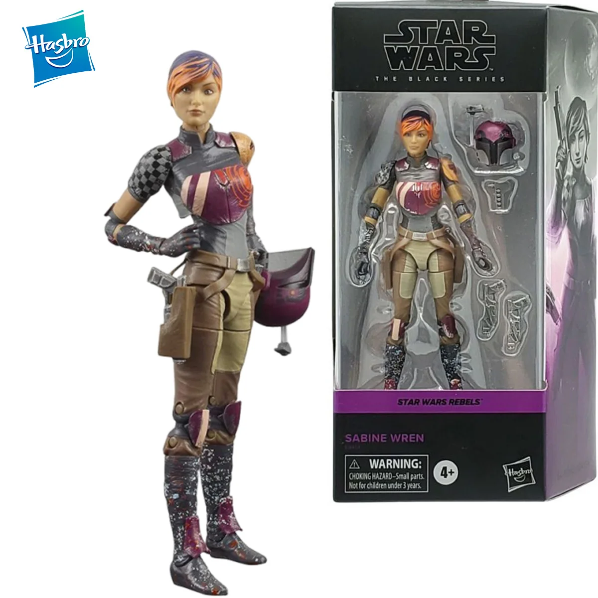 

В наличии оригинальные Hasbro Star Wars Rebels The Black Series Sabine Wren аниме фигурку игрушки куклы коллекция модель хобби подарок
