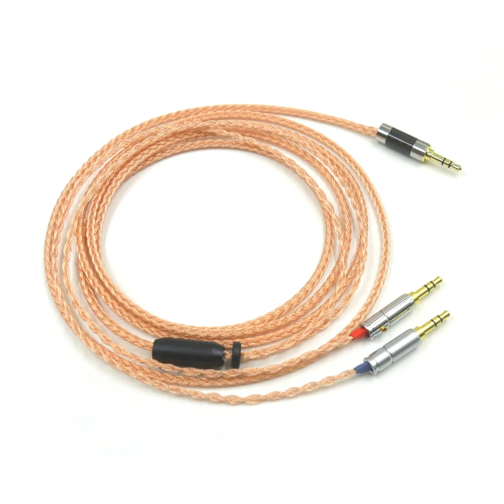 3.5mm 4 pin Xlr 4.4 2.5mm 16 Cores Earphone Cable For Dual 3.5 Hifiman Ananda Sundara t1 t5p D7200 HE1000se HE6se he400 Z7M2