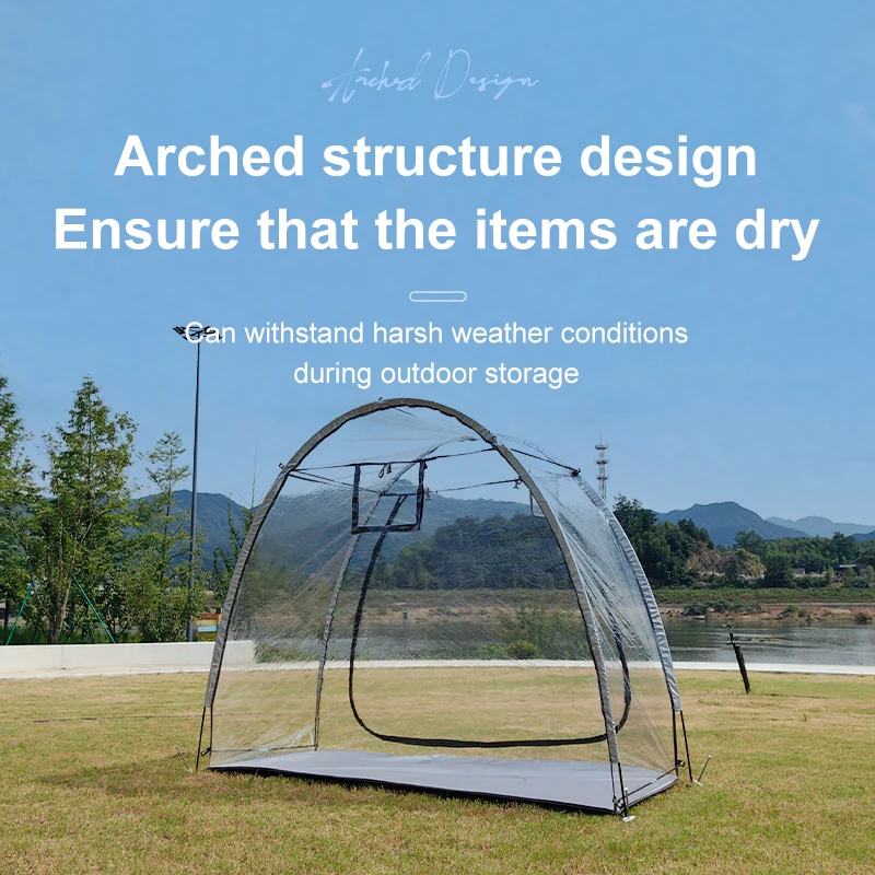 

Waterproof Transparent PVC Pointed Tent for Outdoor Use Sunlight Room Flower Room Observation SunDrying Rainproof Garden Shelter