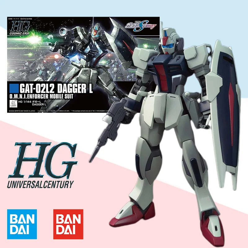 Bandai оригинальная коробка HGUC 1/144, семена GUNDAM, DESTINY GAT-02L2, кинжал L, экшн-модель, аниме, строительная игрушка, подарок для детей