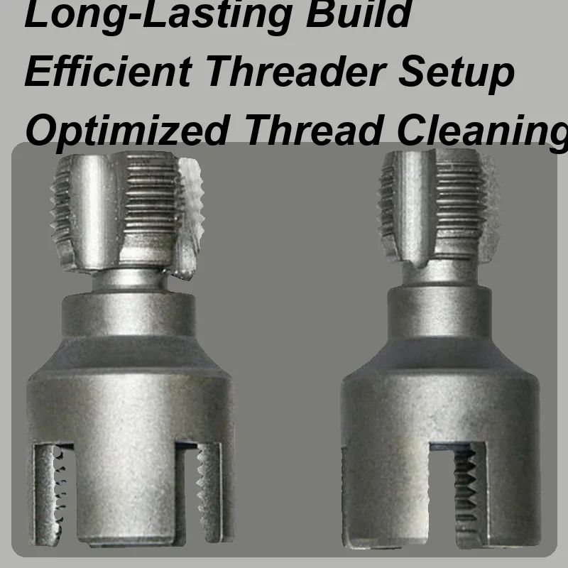 

Pipe Threading Tool 2X Integrated Threader Thread Cutting Rethreading Tool For Industrial Wood Workshop Plumbing Automotive