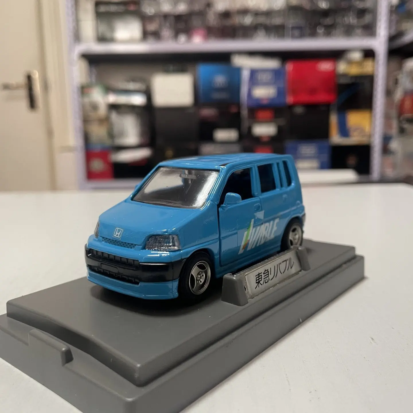 MTECH Coche de Juguete a Escala 1:43 de Aleación Fundida a Presión Honda S-MX Lowdown 1998, Modelo Clásico, Nostalgia, Regalo para Adultos, Souvenir, Exhibición Estática
