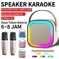 Enjoy the Party-Portable K12 Bluetooth Karaoke Machine with 5.3 PA Speaker System,Wireless Microphones for Home Entertainment