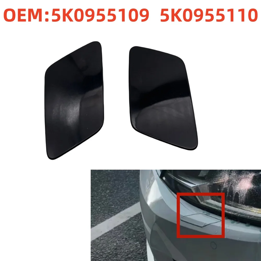 

5N0955110A для VW Volkswagen Tiguan 2011-2017 передний бампер, форсунка омывателя фар, струйный распылитель, колпачки, аксессуары 5N0955109A