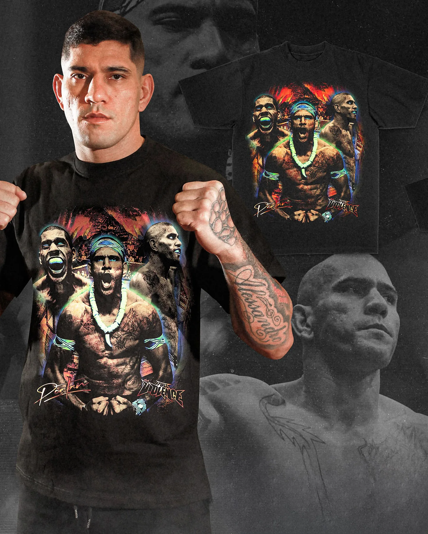 

Men's Fight Fighting Sweatshirt 2025 Summer Wrestling Running Training Short Sleeve T-shirt UFC Breathable Sweat Absorbing Shirt