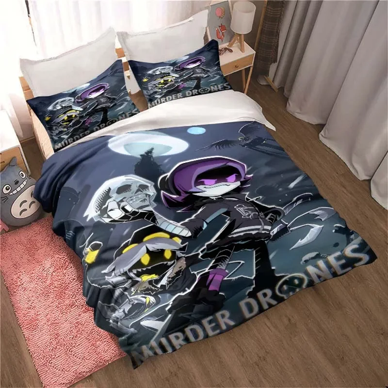 murder drones pattern printing Bedding Sets exquisite bed supplies set duvet cover comforter set bedding luxury birthday gift