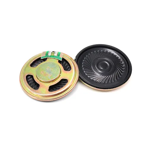 2 uds 8 Ohms 0,5 W 40mm altavoz ultrafino altavoces magnéticos internos para juguete sonido máquina de canto altavoces de Radio