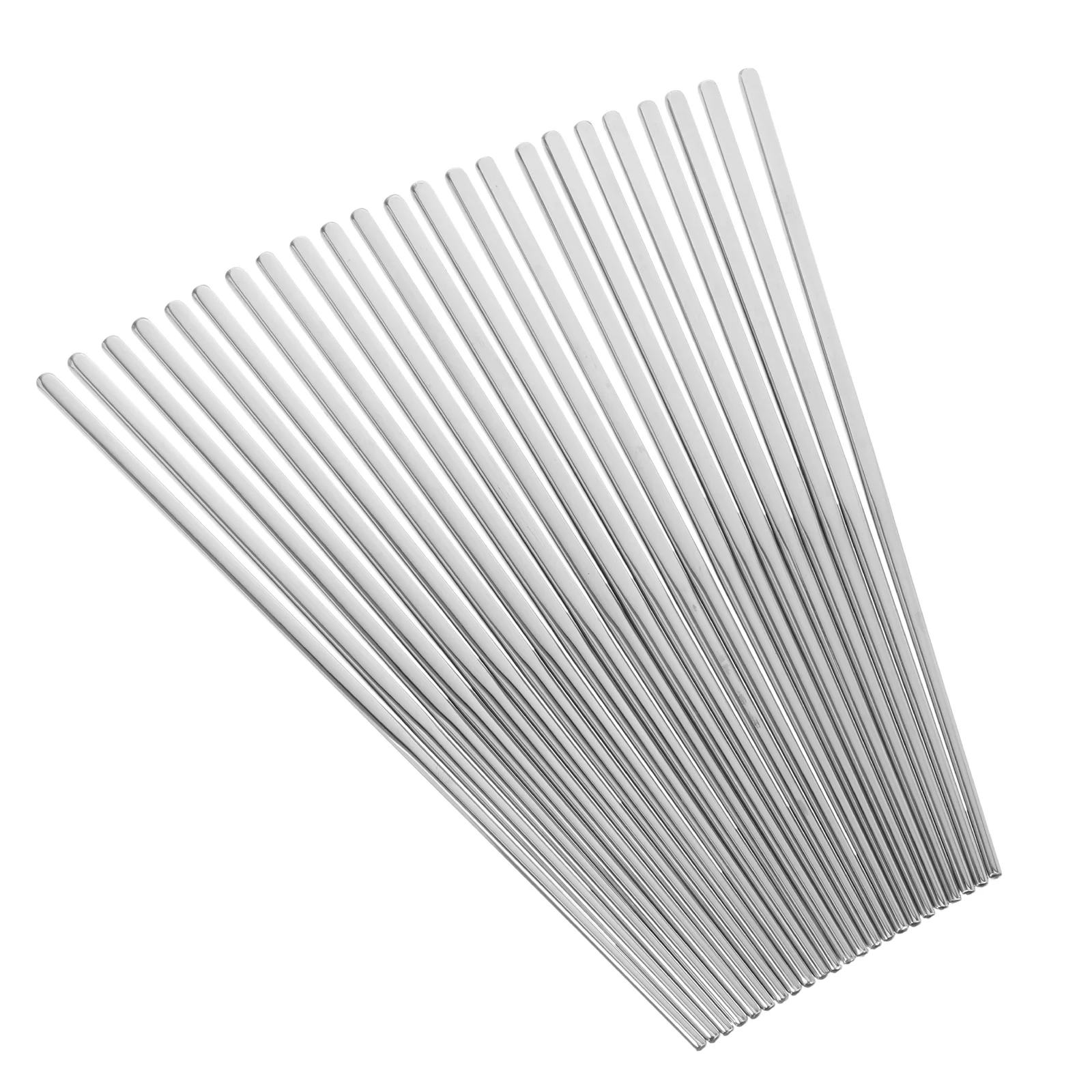 

12Pairs Stainless Steel Chopsticks Heat Resistant Reusable Non-Deformation Skid Proof Kitchen Cooking Utensils for Home