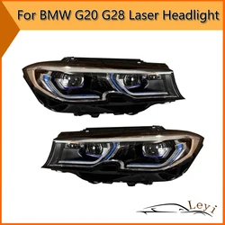 Daytime Running Light Front Lamp For BMX 3series G20 G28 Upgrade Laser Dynamic Far And Near Turn Signal Headlight Accessories