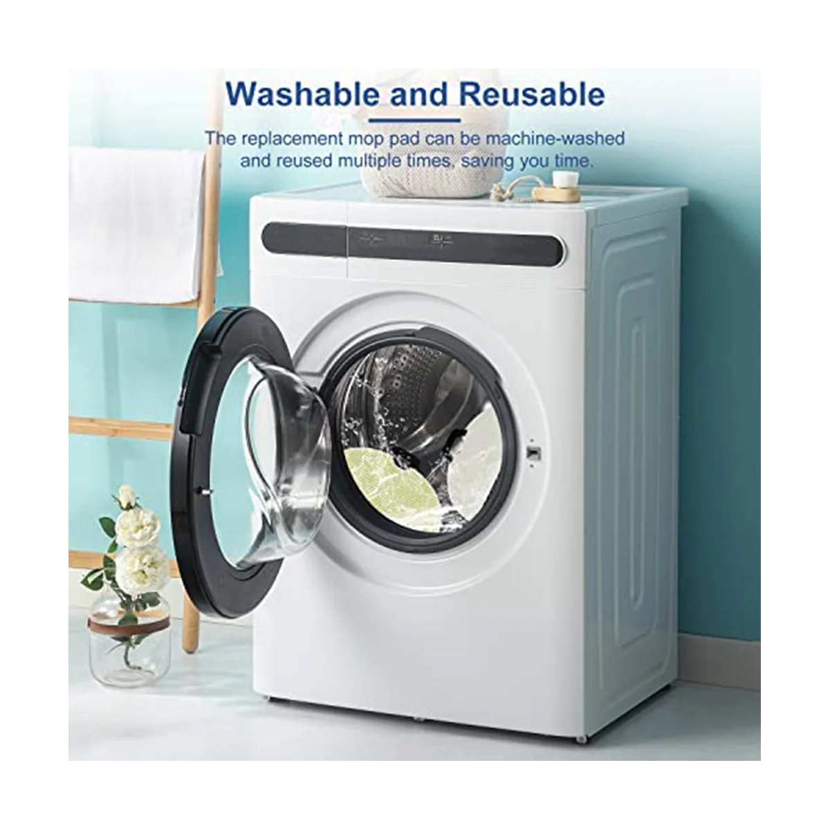 เปลี่ยนPadสําหรับRV2001WD RV2002WD AV2001WD RV2000WDหุ่นยนต์เครื่องดูดฝุ่นสูญญากาศMopเปลี่ยนPad