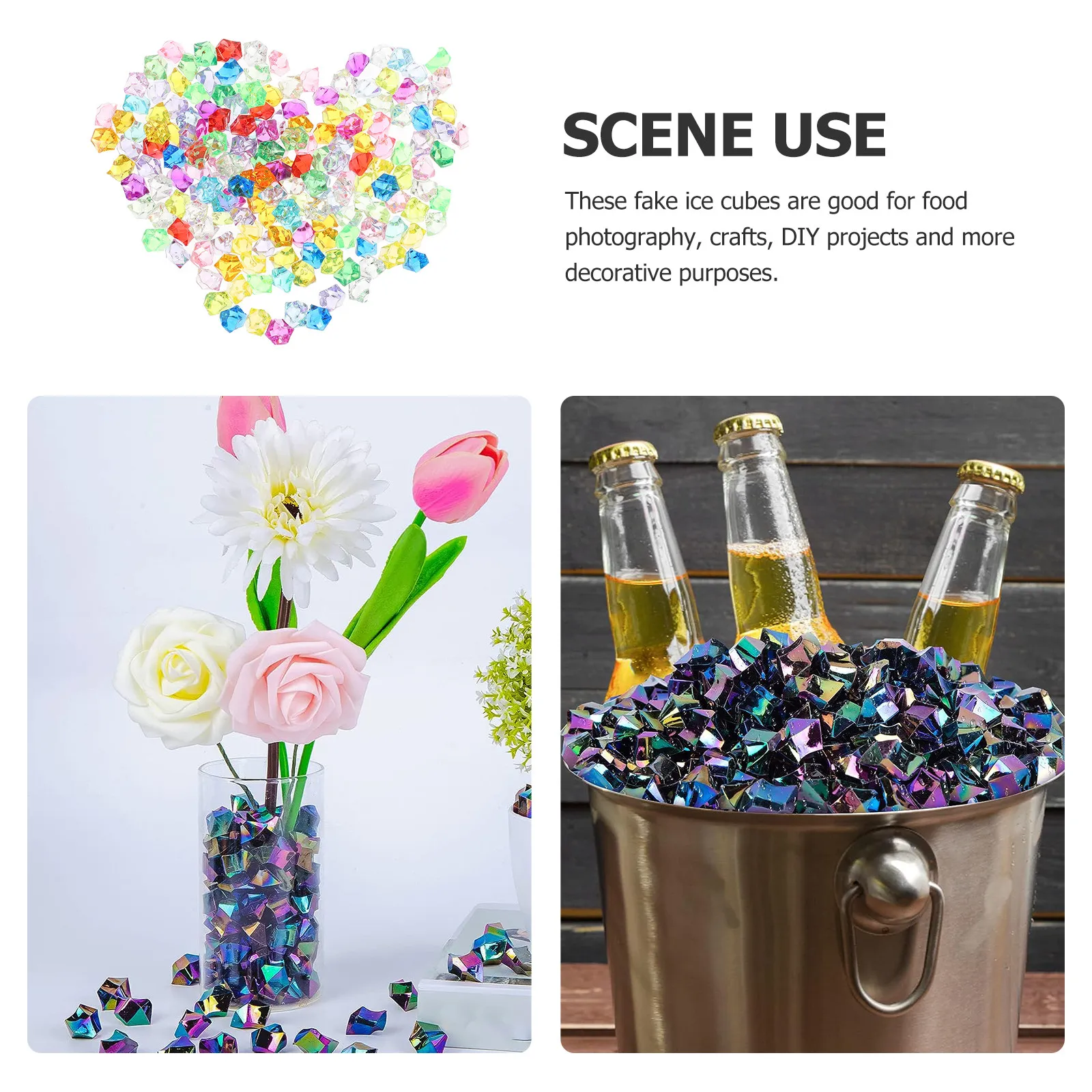 Glaçons artificiels en cristal - Vase Decor avis et prix