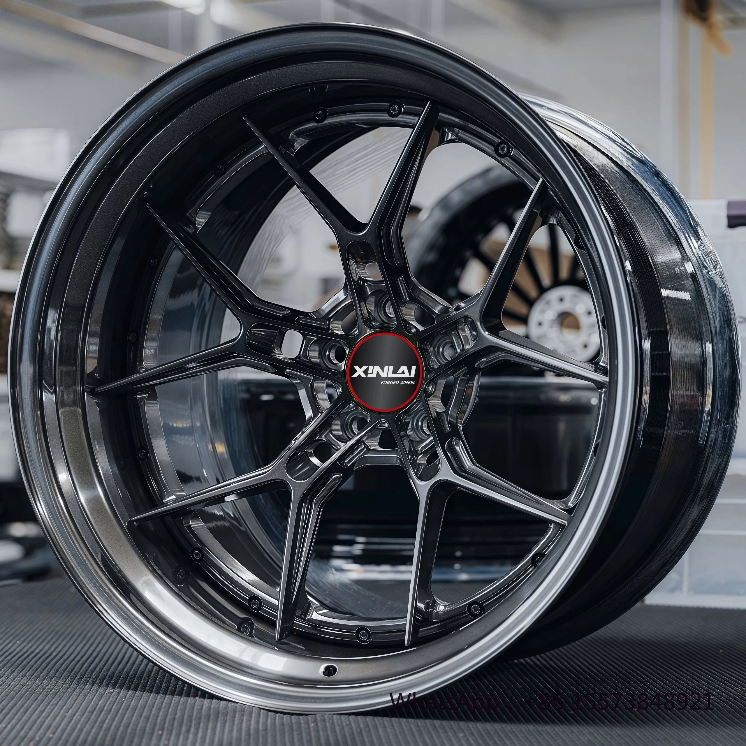 

3 Piece Deep Lip Concave Aluminum Alloy Wheels 19 20 21 22 24 26 Inch Wheels Spokes 5x114.3 5x112 5x130 Car Wheel