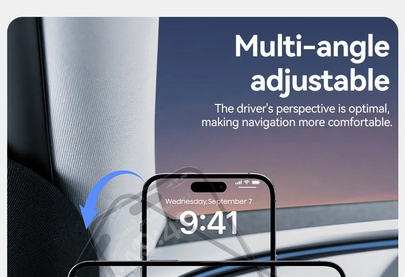 YZ Für Tesla Handyhalterung Modell Y YL Juniper 3 Highland 2025-2026 LHD RHD Magnetische Halterung Ständer 360 ° für Air Vent-Montage Magsafe – Detail 7