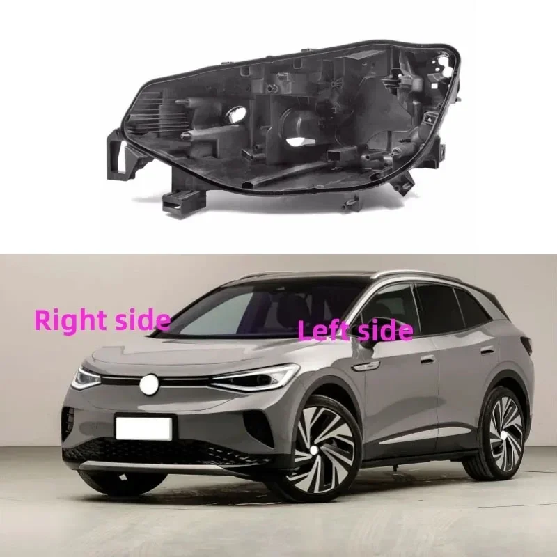 

Для Volkswagen VW ID4 CROZZ 2021 2022, замена основания фары, домашняя фара, черная задняя задняя оболочка