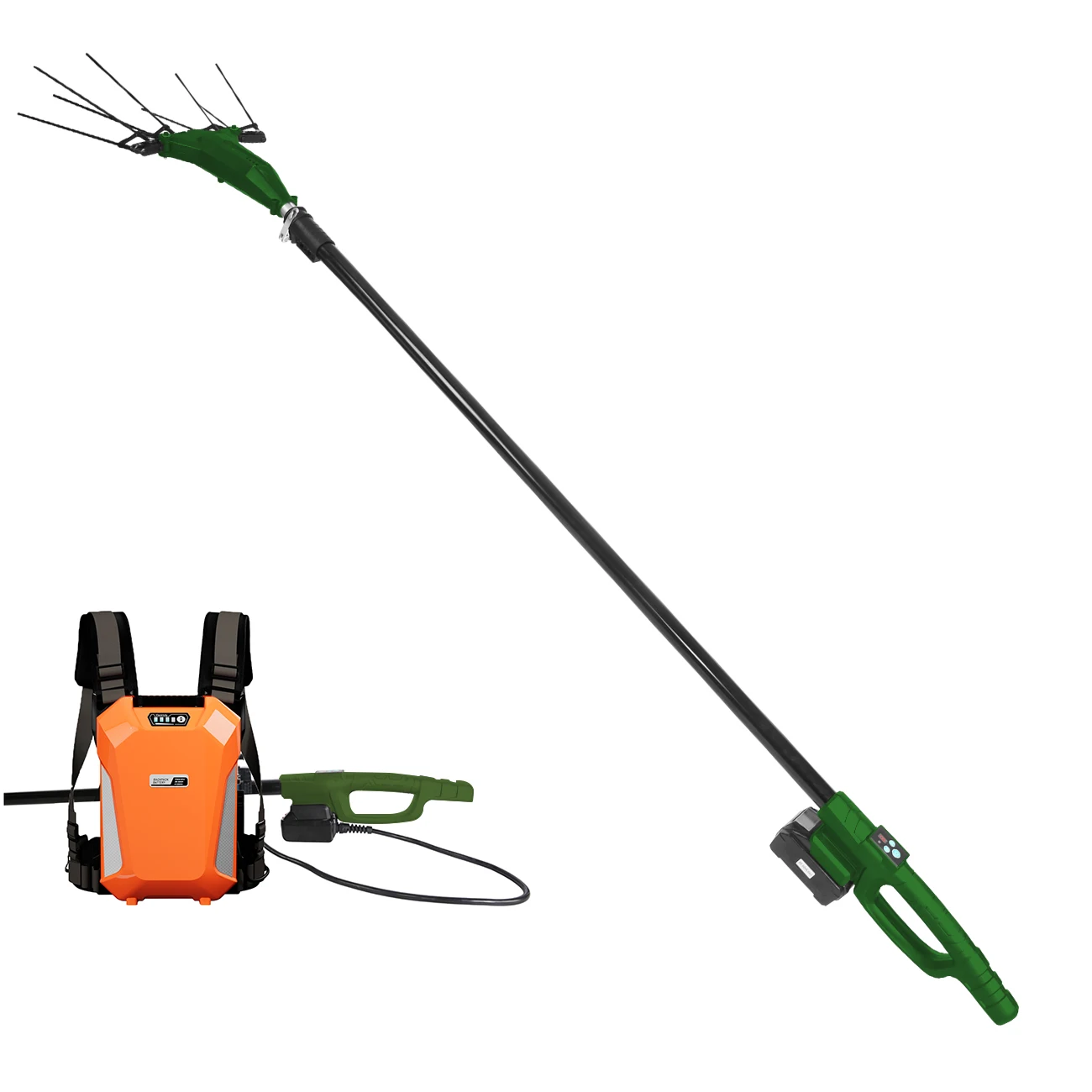 20V 400W High Power Mini Olive Reaper Harvester Brushless Motor Aluminum Fiber Shaker Picking Machine High Safety