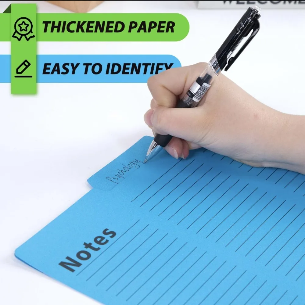 

Desktop Storage Writable Manila Folder Large Capacity Lineate Writing Notes a4 File Organizer Document Holder Multifunctional