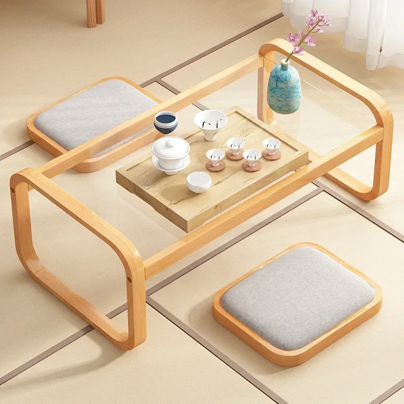 Tatami small tea table Japanese style Floating window small tea table Simple modern household small tea table