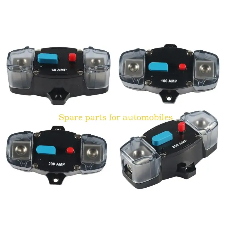 H58F كتلة العاكس القابلة لإعادة الضبط حامل الصمامات المضمنة قطاع دارة إعادة تعيين يدوي لحماية أنظمة ستيريو محركات التصيد #1