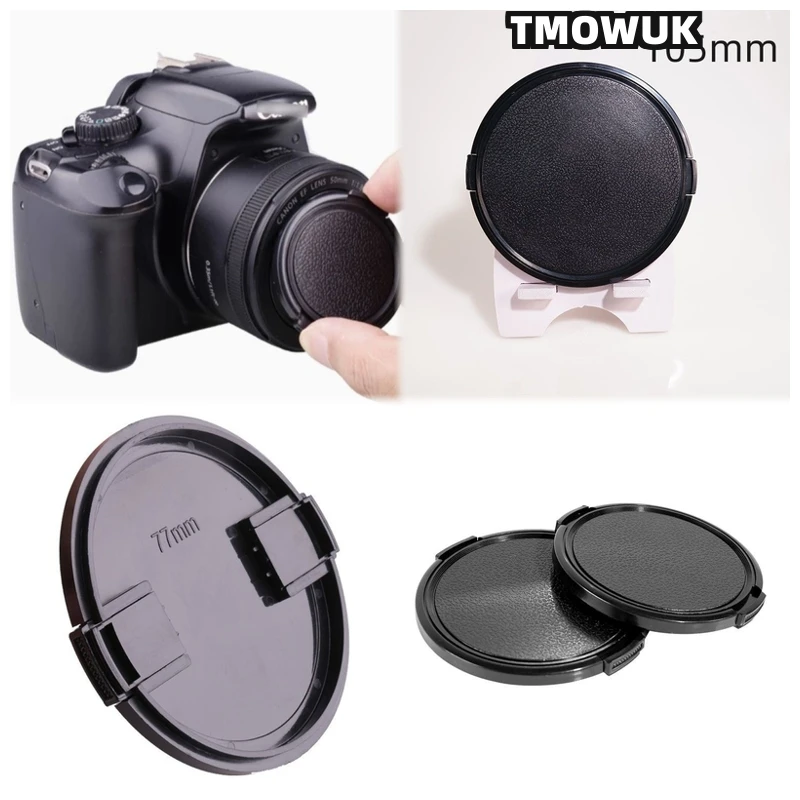 

For Panasonic S1H S5II GX9 GH4 GF7 LX100 FZ3000 DMC-FZ18 DMC-FZ28 Camera Lens Cap Protective Cover Center Pinch Snap-on 49mm 52