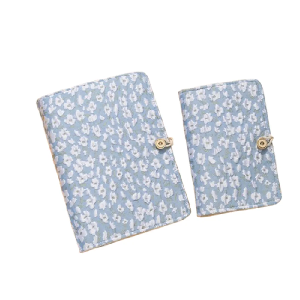 

No Inner Page A5/A6 Loose-leaf Book Cover Creative INS Mini Budget Binder Cover Embroidered 3D Notebook Cover Sketchbook