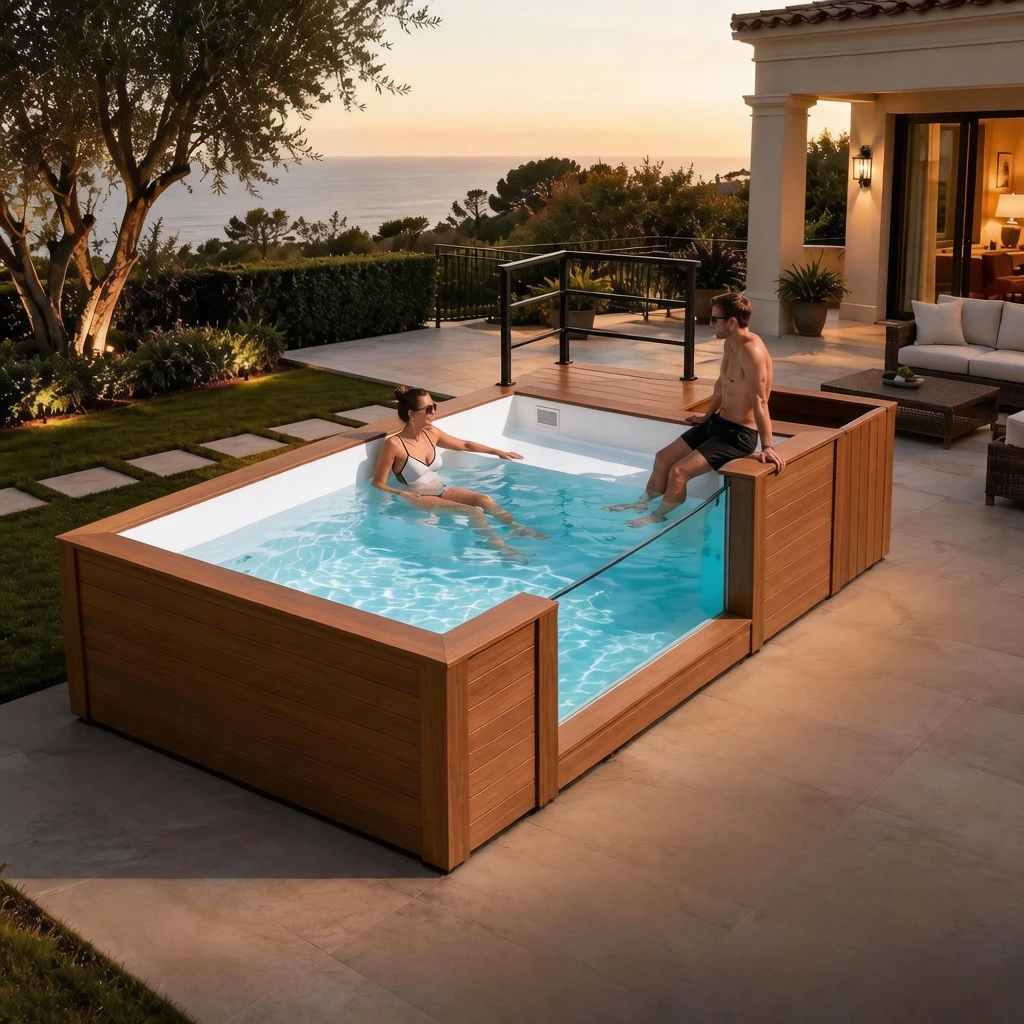 New Garden Backyard Swimming Pool Backyard Swimming Garden Pool For Kids Adults Container Swimming Pool Hot Selling