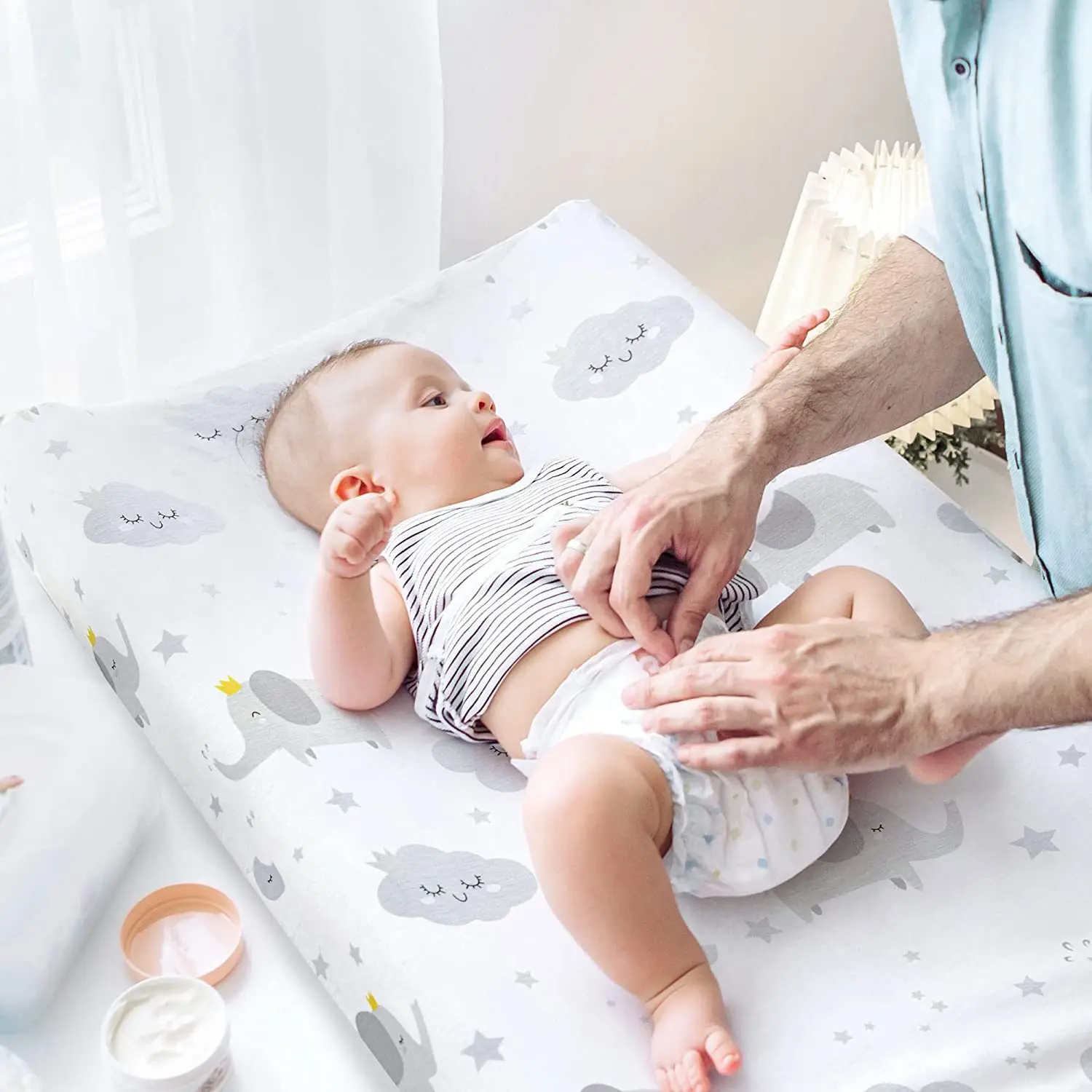 

1 шт., дышащий мягкий многоразовый детский подгузник, чехол для пеленания, муслиновый хлопок, коврик для пеленания новорожденных, простыня для девочек и мальчиков