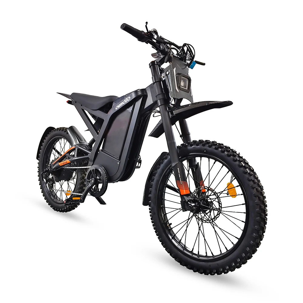 

Electric 2000W 48V 30AH Battery Mountain IP45 Waterproof Rating 14 '/12' Fat Tires Hydraulic Brakes Off-Road 30mph Ebike