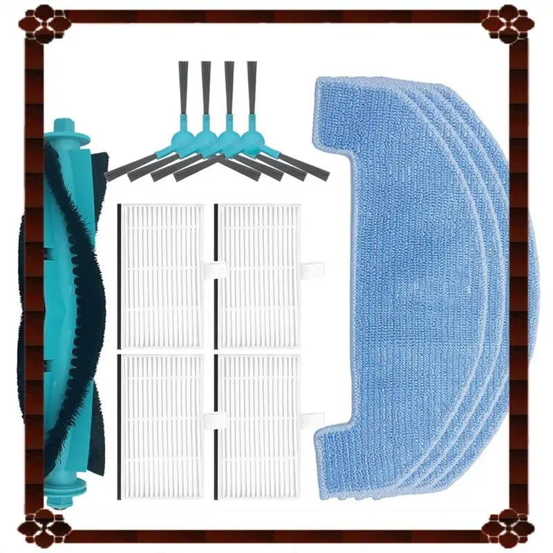 Consegna in 24 ore per Liectroux M70 Pro/Honor Choice M1/R3 Plus/DEXP Vacumatic MC-700 Sostituzione principale Spazzola laterale Filtro Mop Parte