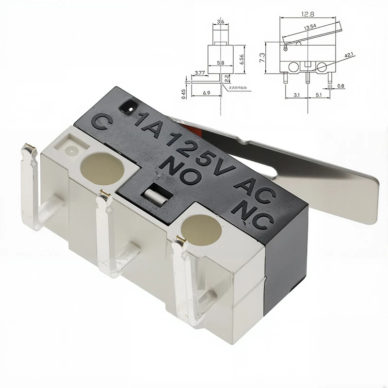 NONE Mini Micro Switch SPDT 3 Pin 20 Piece 7