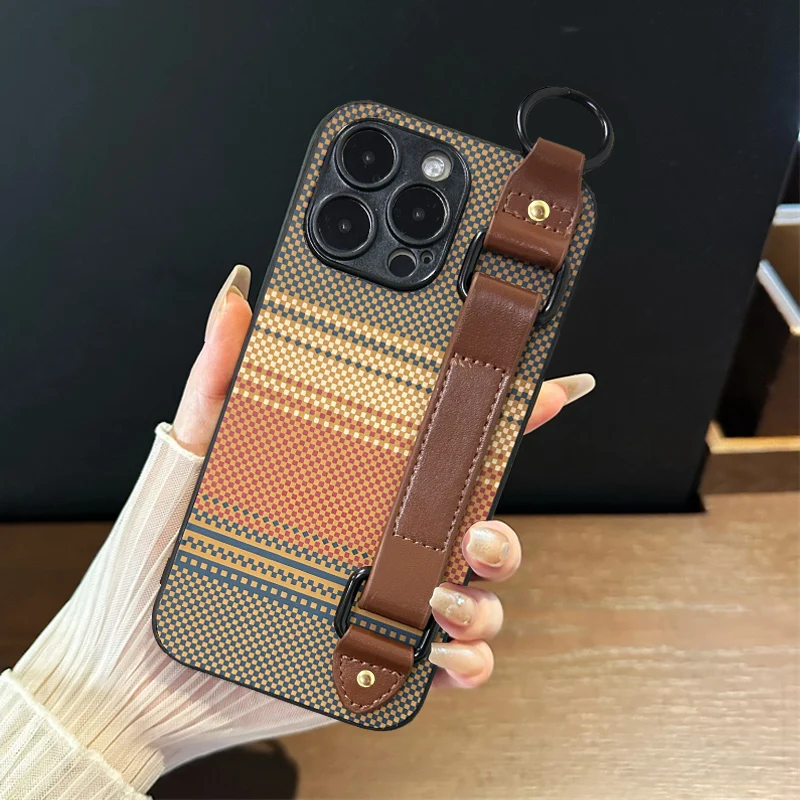 

Cartoon Gengar Leather Phone Case with ather Insert Insertion
