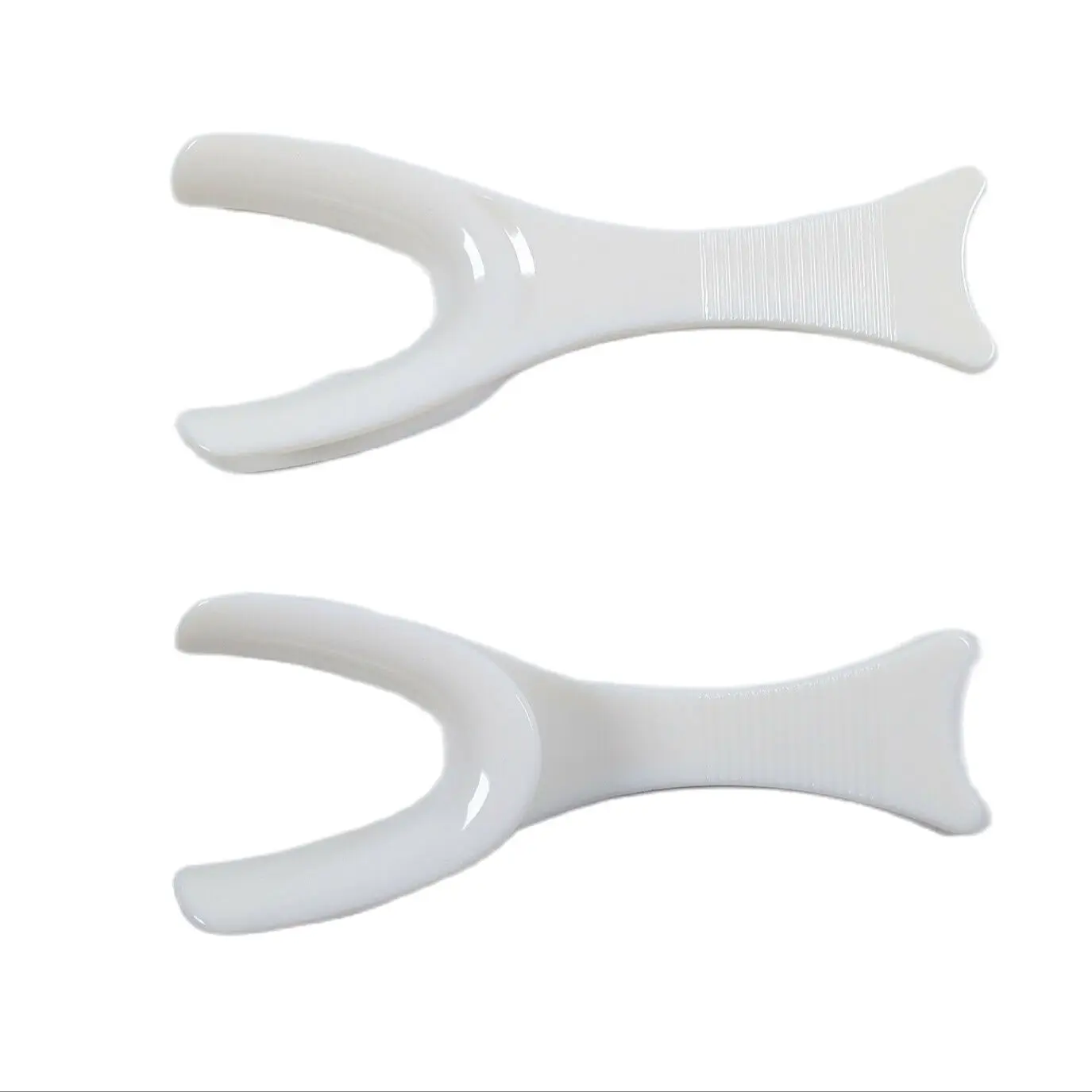 50Pcs Dental Oral Teeth Whitening Lip Cheek Retractor Mouth Opener T-shape Orthodontic Milky