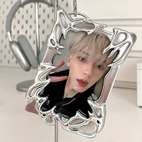 Picture Frame Kpop Photocard Containers Photo Frame Kpop Photocard Stand Binder Photocard Holder Idol Card Display Porta Retrato