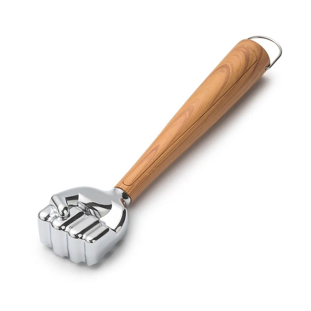 22CM Meat Tenderizer Hammer Zinc Alloy Material for Breaking Down Tough Fibers in Meat Enhancing Texture and Taste
