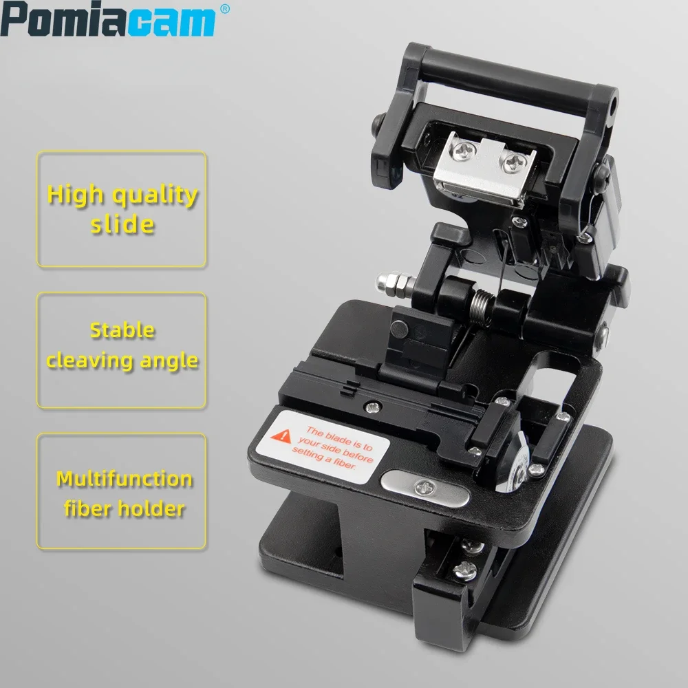 FW-C100E FTTH Fiber Cleaver Cutting 12 Surface Blade Metal Material Optic Fiber Tools Supports various fiber types