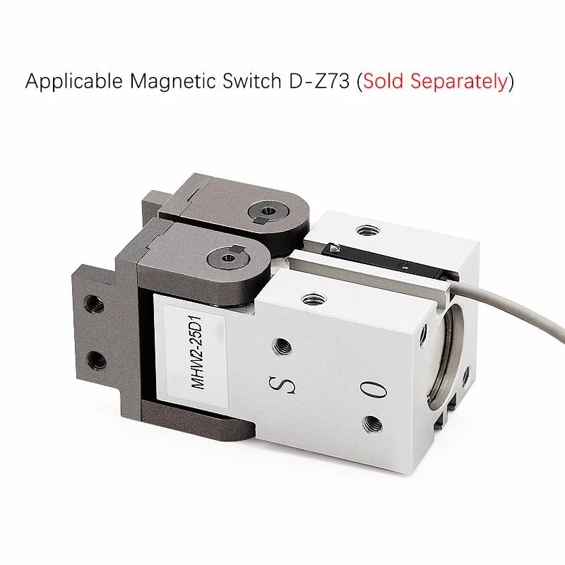 Imagem -02 - Air Gripper 180 ° Angular tipo Pinhão e Cremalheira tipo Cylindermhw220d d1 Mhw2-25d d1 Mhw2-25d Mhw232d d1 Mhw240d d1 Mhw250d Mhw2