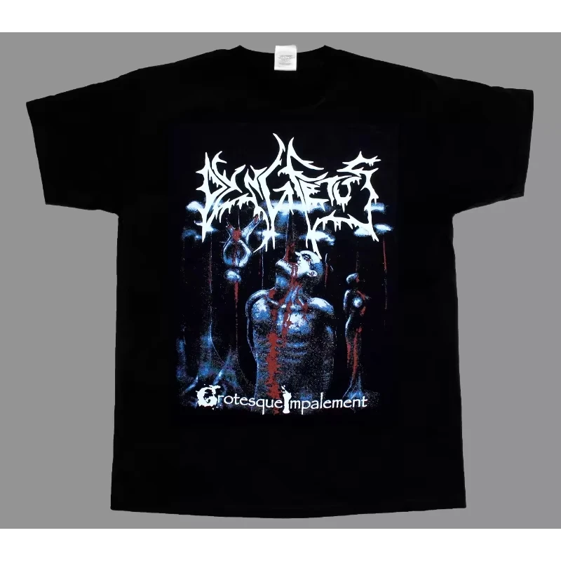 Death Metal Nuclear Rock Dying Fetus Band Washed Old T-Shirt Short Sleeve Loose Men and Women