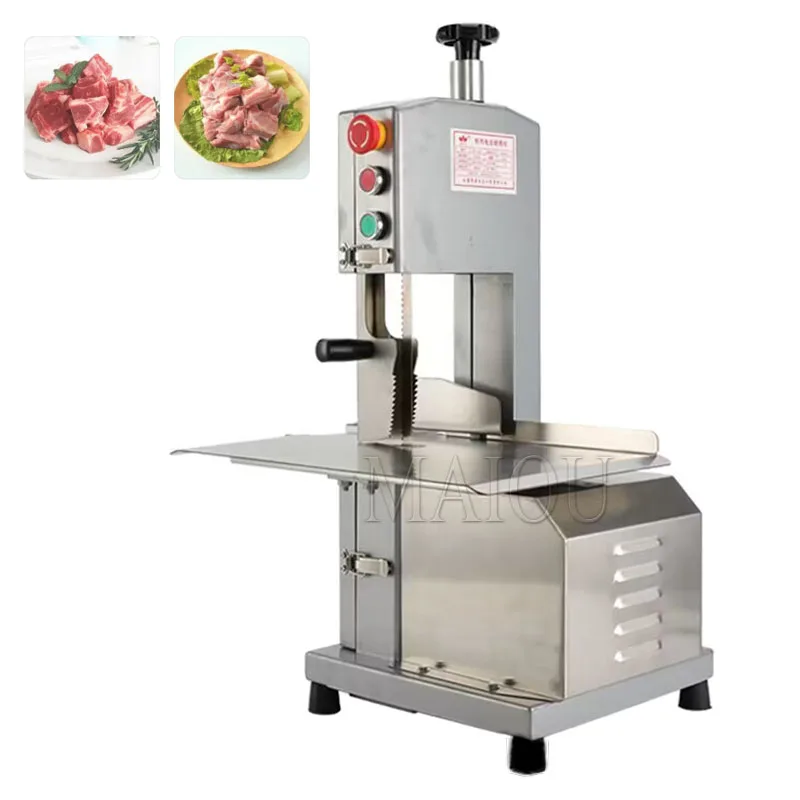 

Commercial SW-130 Vertical Automatic Goat Meat Bone Cutter Cutting Machine Bone Saw Pork Steak Cutter