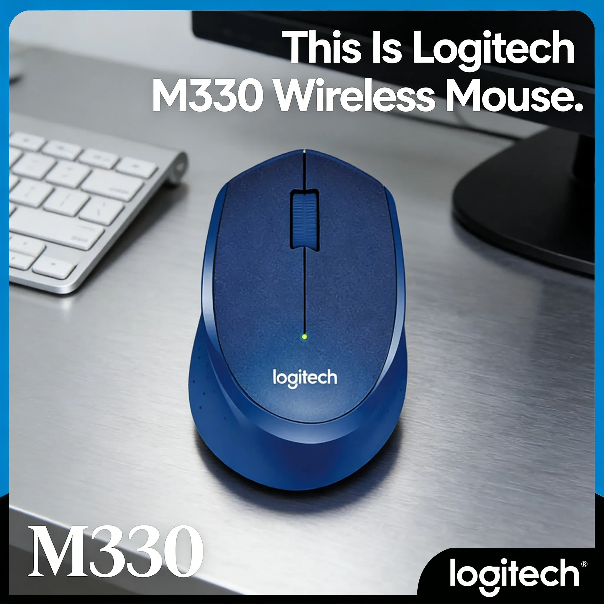 

Эргономичная рукоятка Logitech M280/M330 — естественно лежит в ладони
