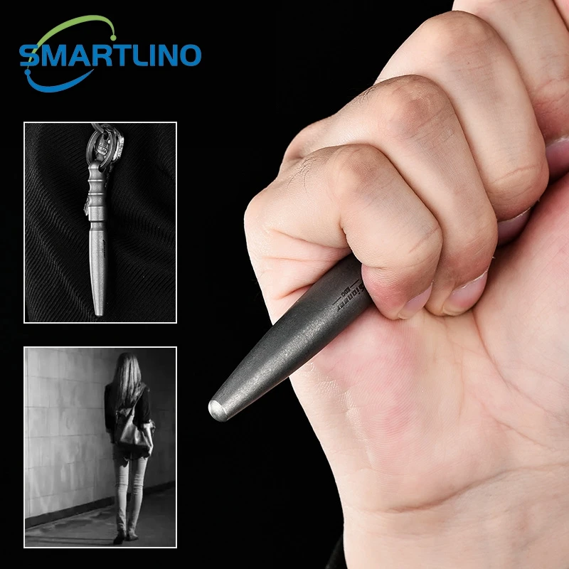 Imagem -02 - Portátil Titanium Alloy Tactical Pen Autodefesa Esferográfica Equipamento de Segurança Pessoal Disjuntor de Vidro de Emergência Kit de Sobrevivência