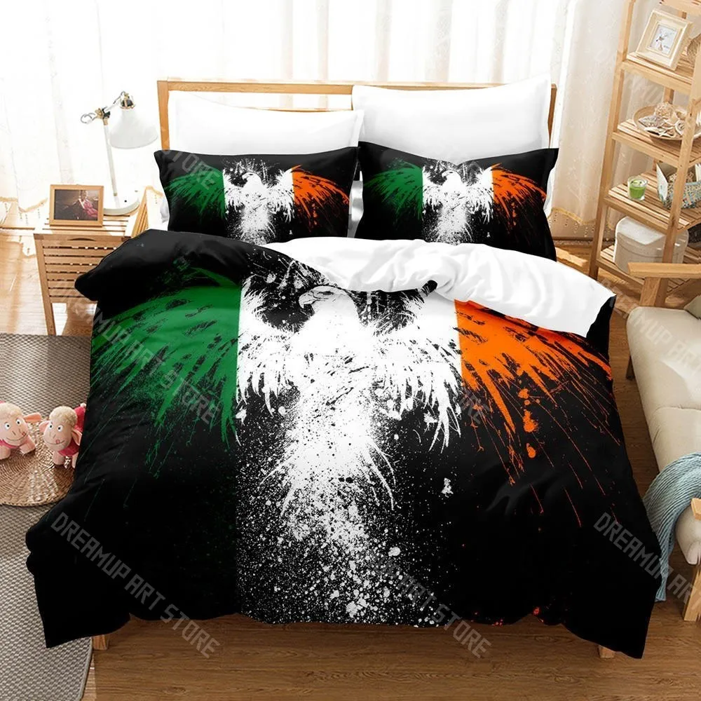 3D Printed Italian Flag Italy Bedding Set for Boys Girls Duvet Cover Pillowcase Twin Queen King Full Single Double Sizes
