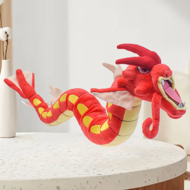 2 шт./лот 58 см плюшевая игрушка Покемон Rayquaza Gyarados блестящая мега Rayquaza кукла мягкие игрушки подарок на день рождения