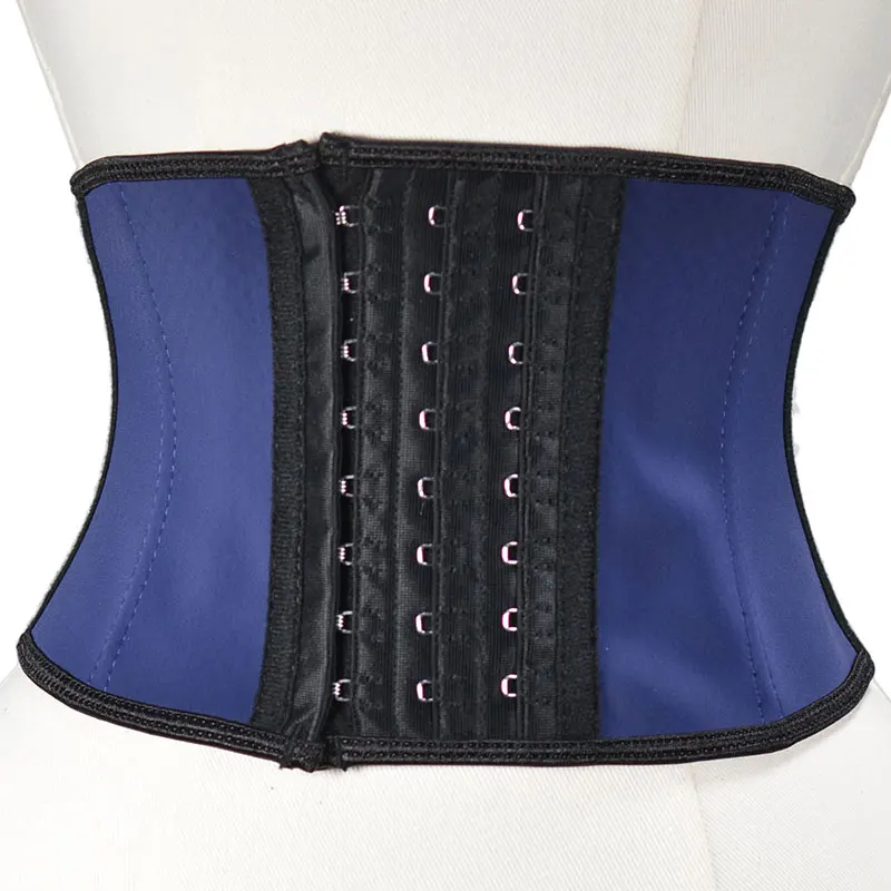 

16cm Short Women Waist Cincher Trainer Slimming Belly Latex Girdle Modeling Strap Tummy Control Small Girl Corset Body Shaper