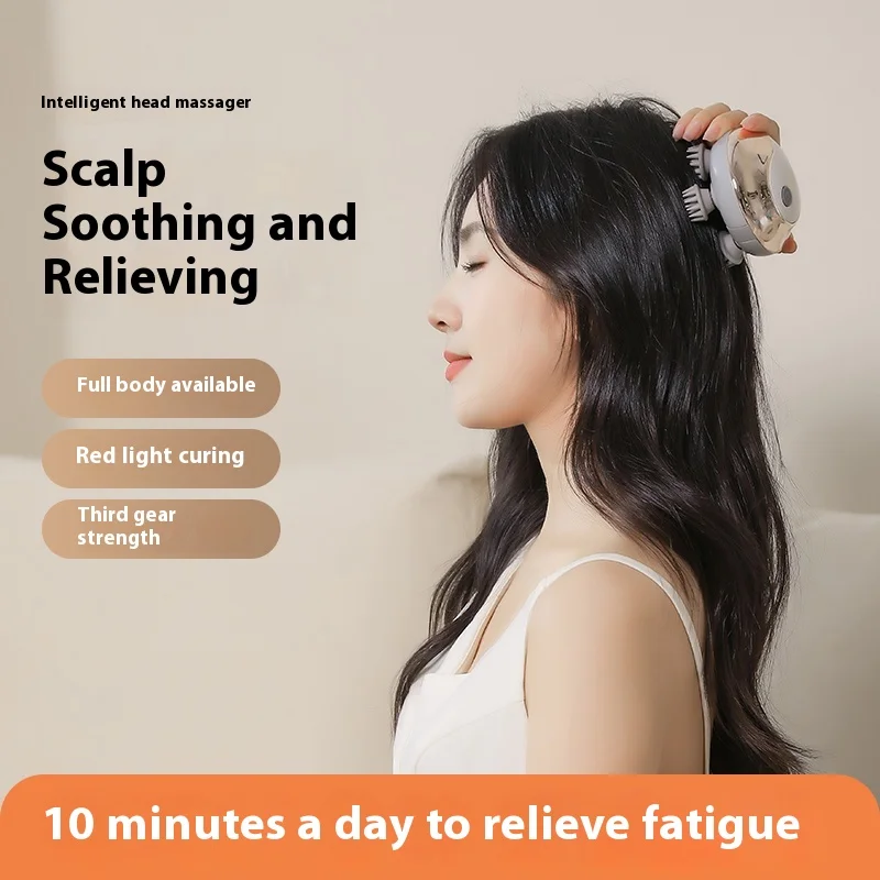 Cats Massager - Lightweight Portable Scalp Massager with Waterproof Design