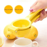 Presse citron manuel en alliage d'aluminium Ju479, mini mélangeur, outils de cuisine pratiques portables 4