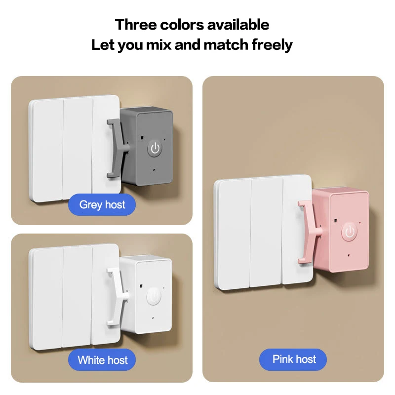 

Smart IR Remote Button Pusher, Control AC, Fans & Lights via Phone, Universal Physical Switch Controller for Smart Home