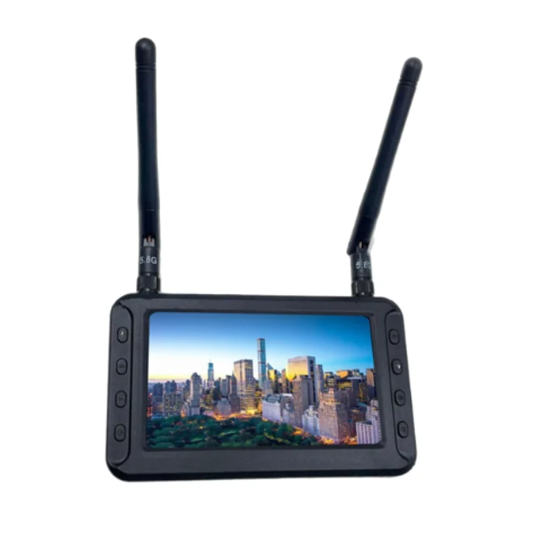 Moniteur DVR FPV avec écran LCD, récepteur pour touristes, importateur RC FPV, quadrirotor, 4.3 pouces, 5.8G, 800x480