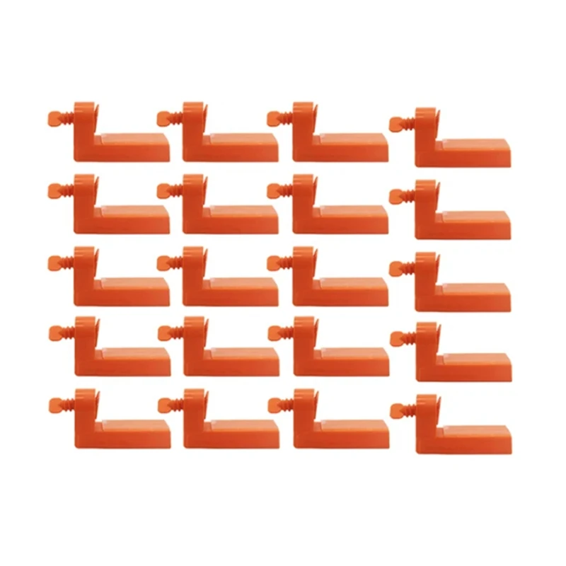 

20Pcs Male Angle Tile Leveling System Clips Spacers Set With Tape For Floor Wall Ceramic Fixing Laying Construction Tools Set