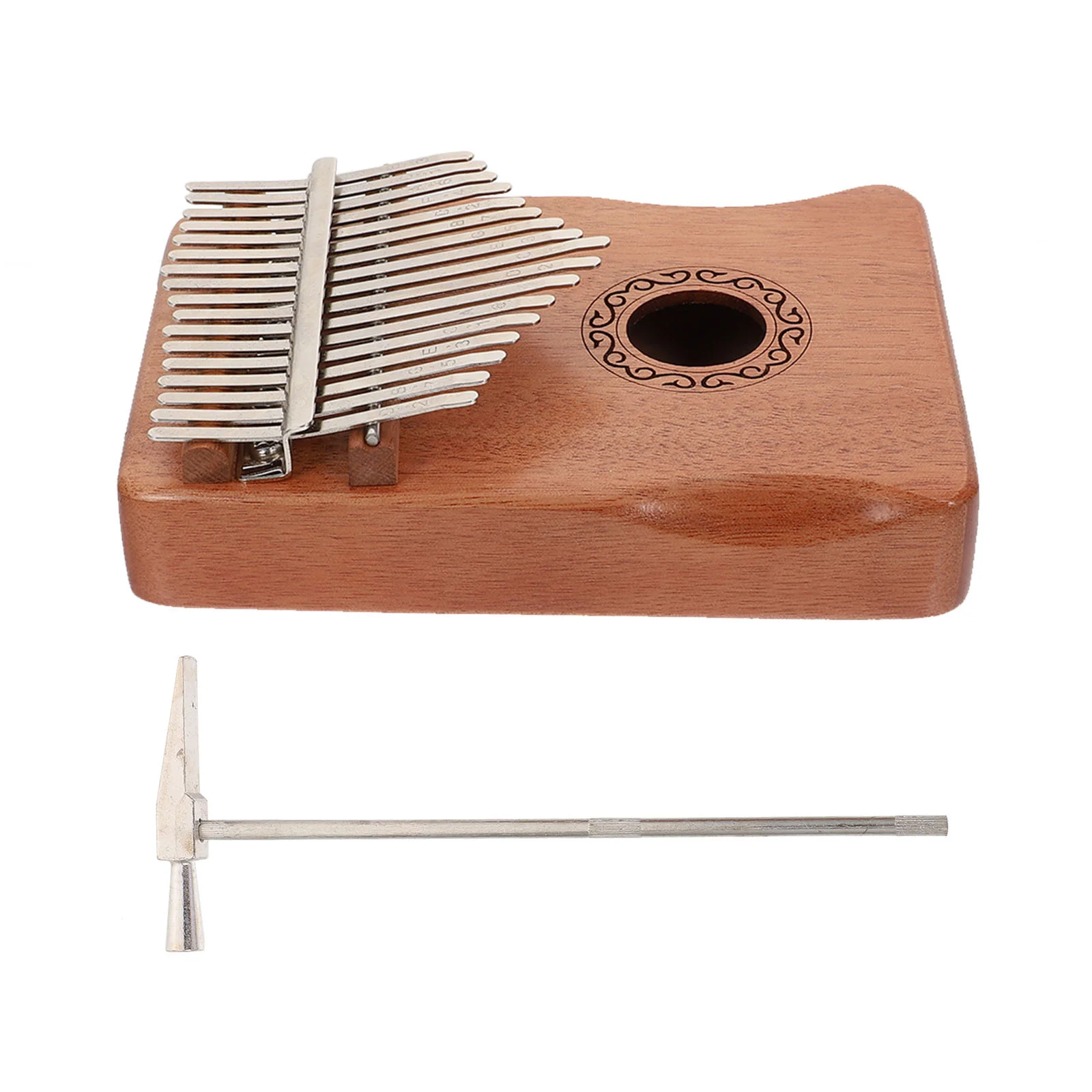 

17 Notes Kalimba Practical Thumb Piano for Beginners Keys Kit Whale Pattern Mbira